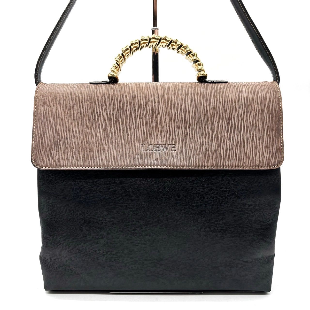 良品】LOEWE ロエベ ベラスケス 2way ショルダーバッグ ハンド レザー 