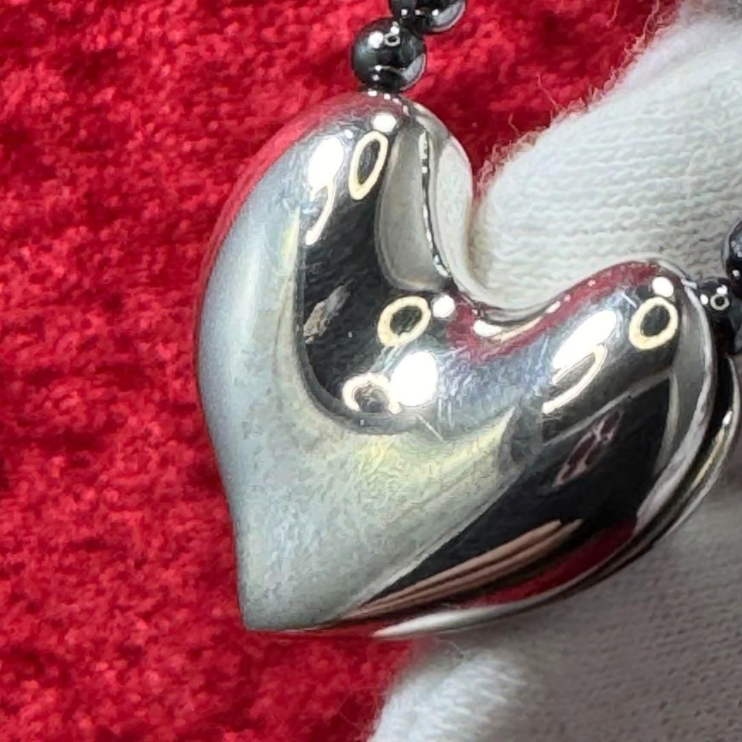 美品 ハートネックレス ♯247A スモールサイズ ジョージジェンセン