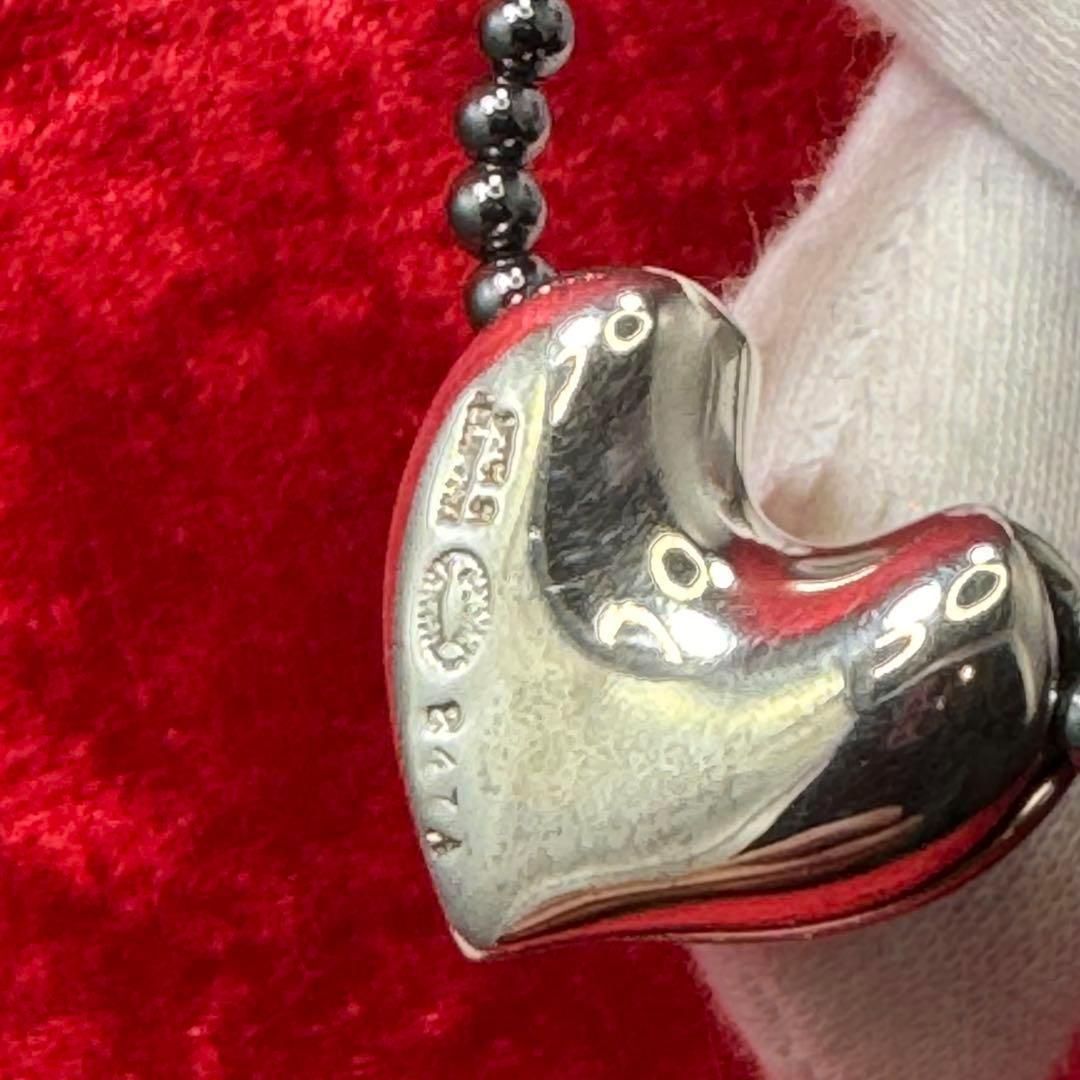 美品 ハートネックレス ♯247A スモールサイズ ジョージジェンセン