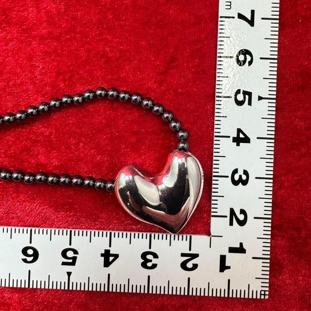 美品 ハートネックレス ♯247A スモールサイズ ジョージジェンセン