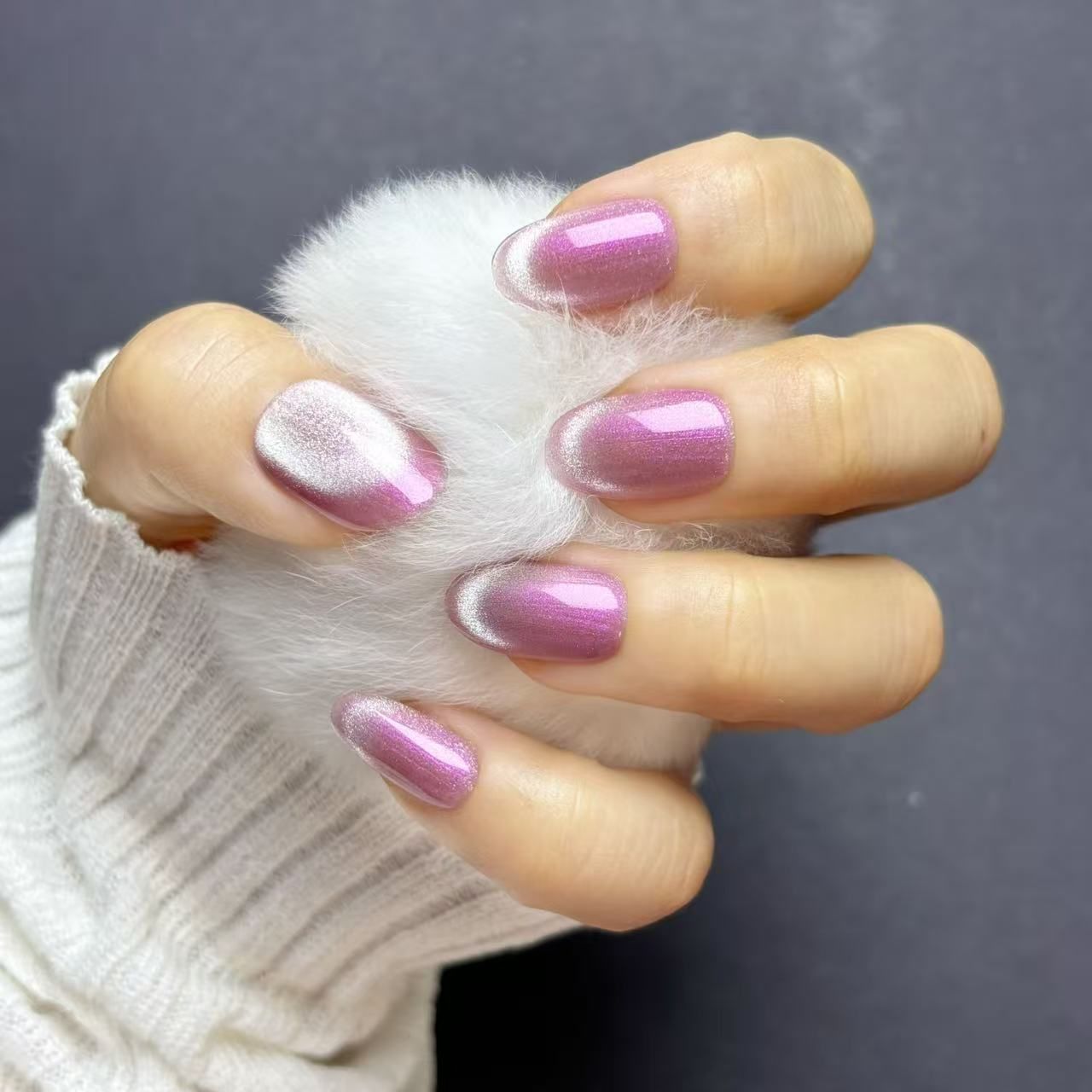 新春SALE】OHMI GALLERY マグネットネイルチップ ショートオーバル