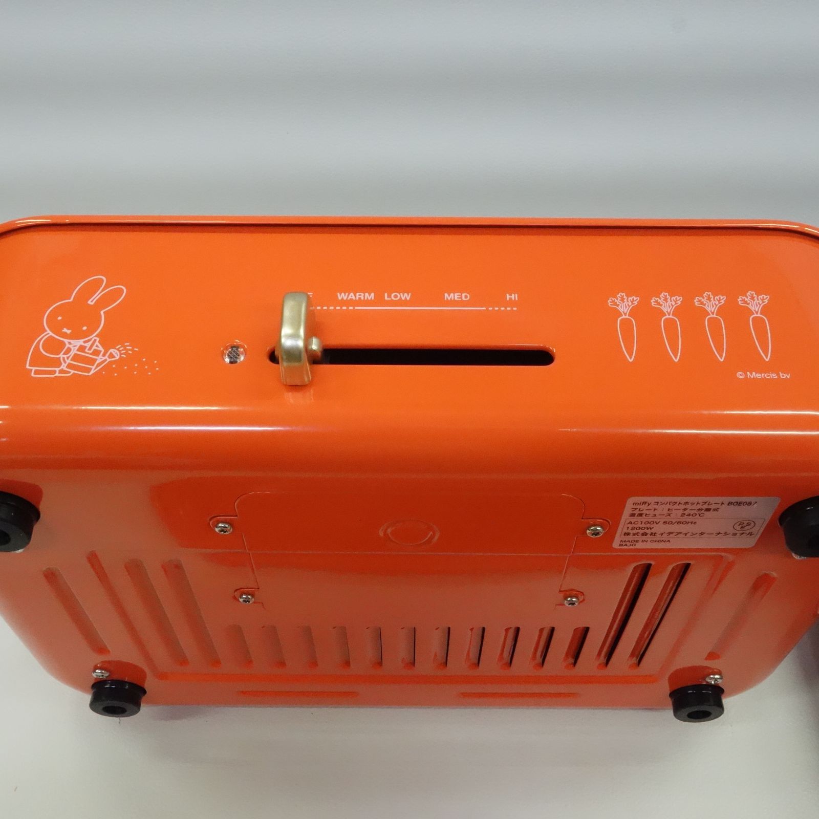 BRUNO ミッフィー コンパクトホットプレート ミッフィー型パンケーキ