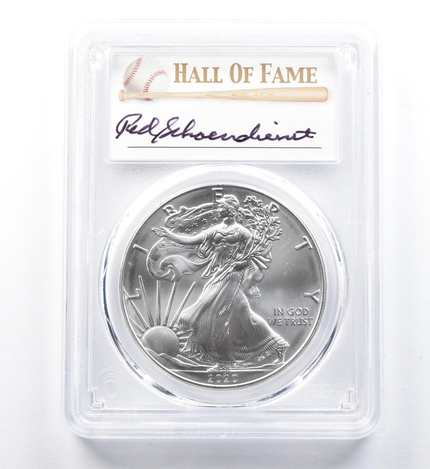 2020年 (S) アメリカン シルバー イーグル シェーンディエンスト発行