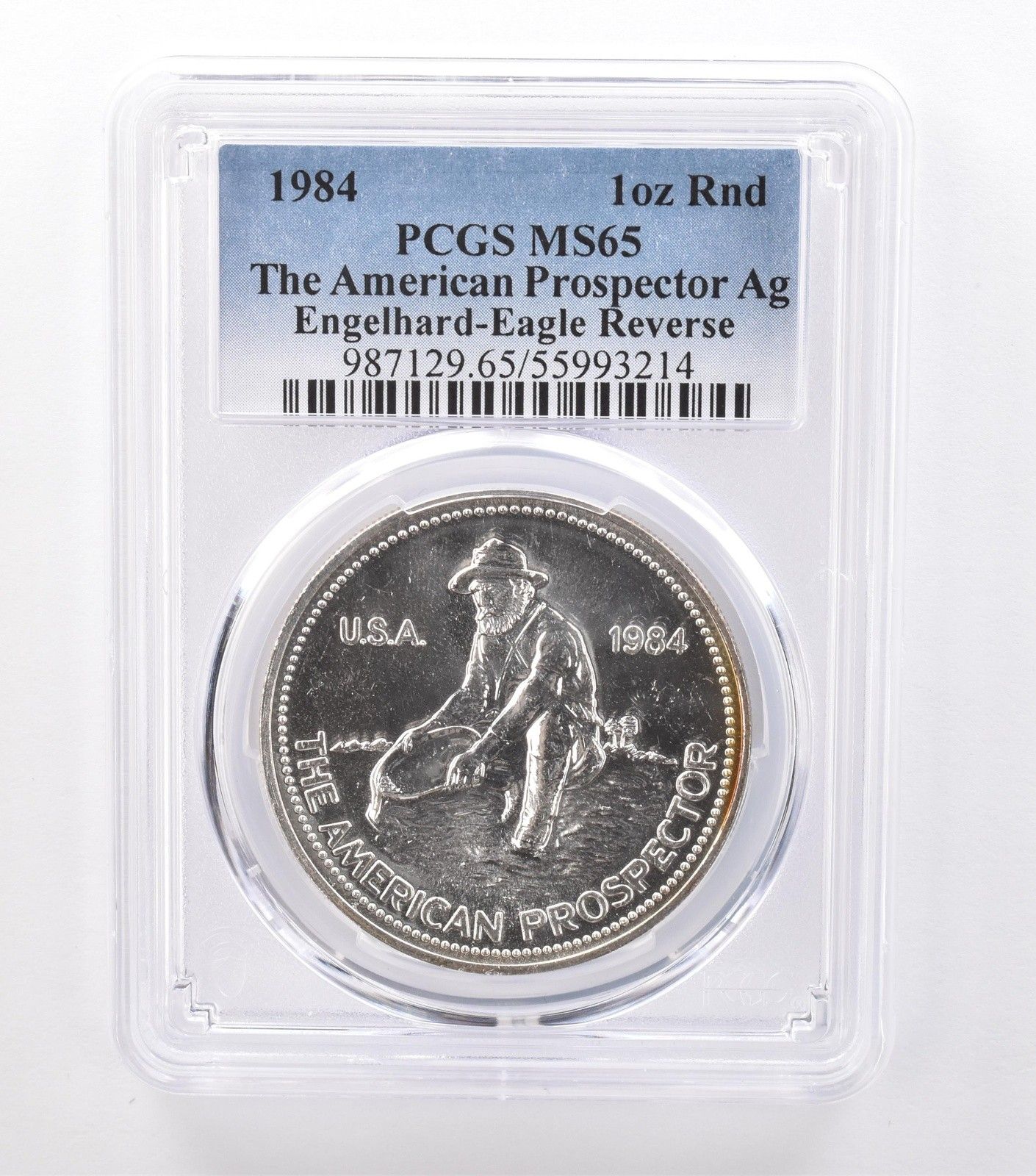 1984年 エンゲルハード アメリカン プロスペクター 1オンス シルバー
