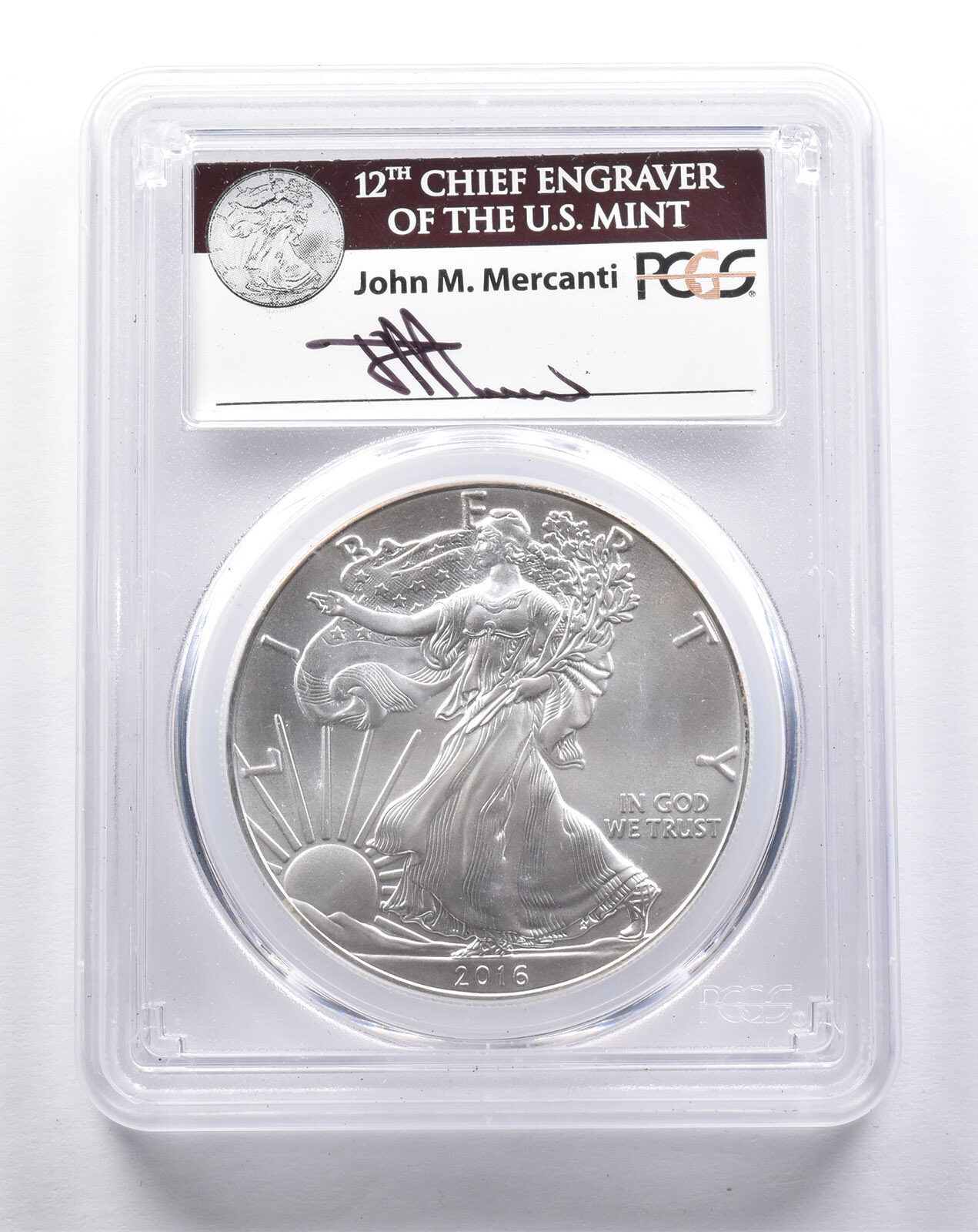 MS70 2016年 アメリカン シルバー イーグル 30周年記念 FS サイン入り