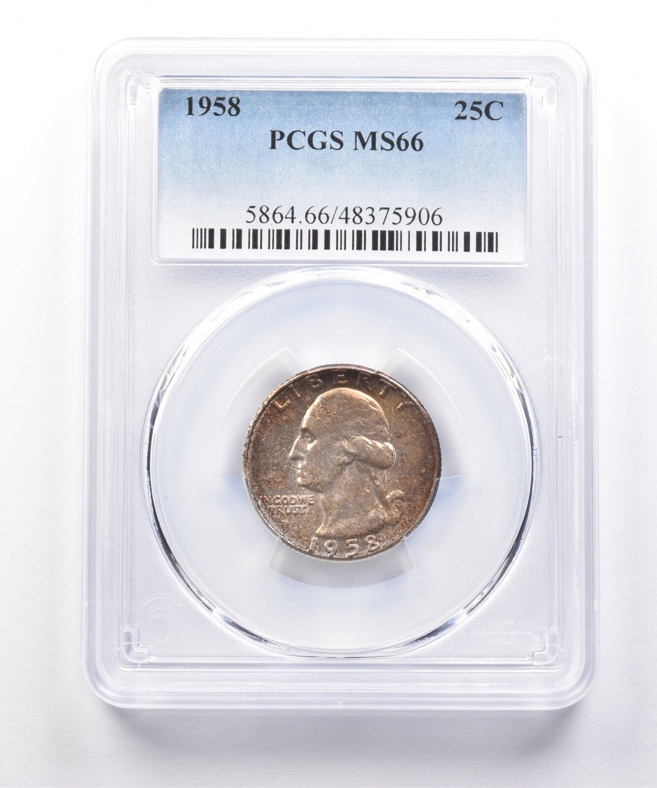 1958年ワシントンクォーター MS66 PCGS Beautifully Td *7429 - メルカリ