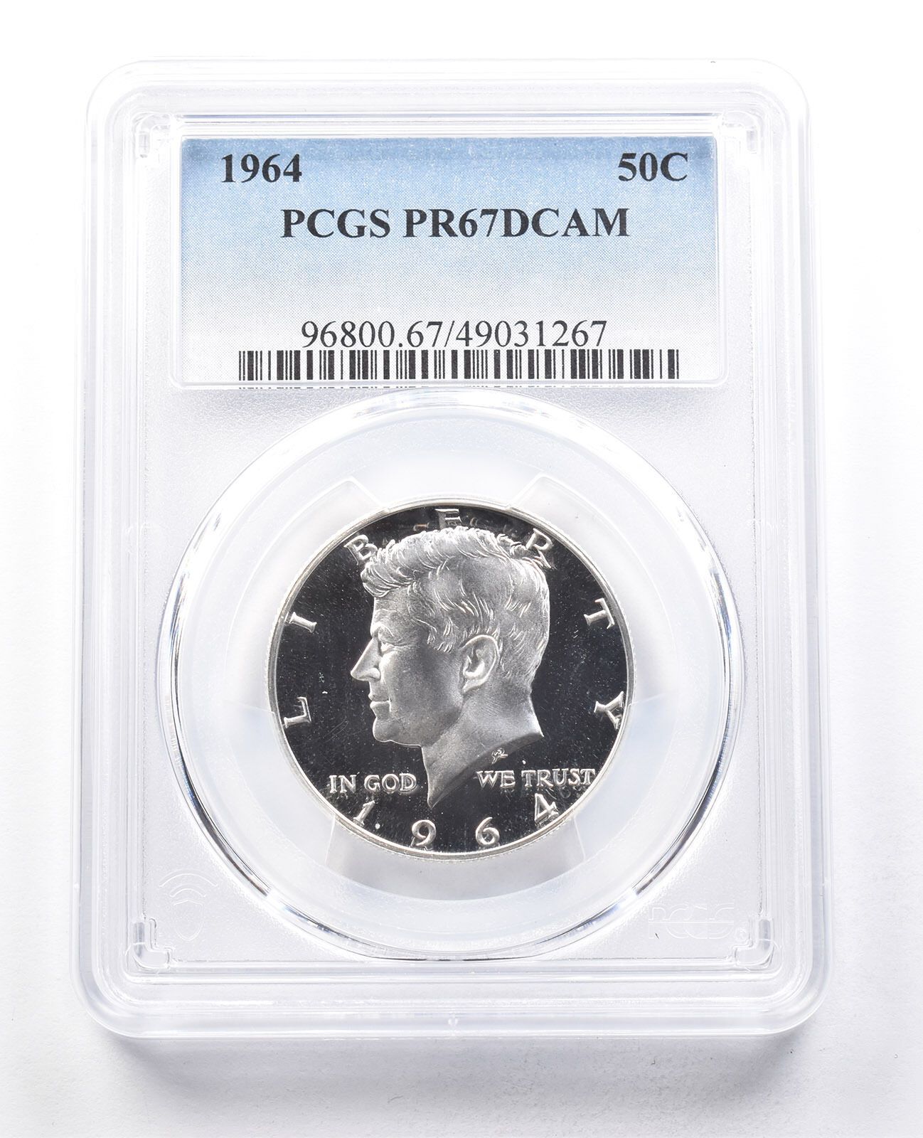 1964年 ケネディ ハーフダラー PR67 DCAM PCGS ストレートG *1859