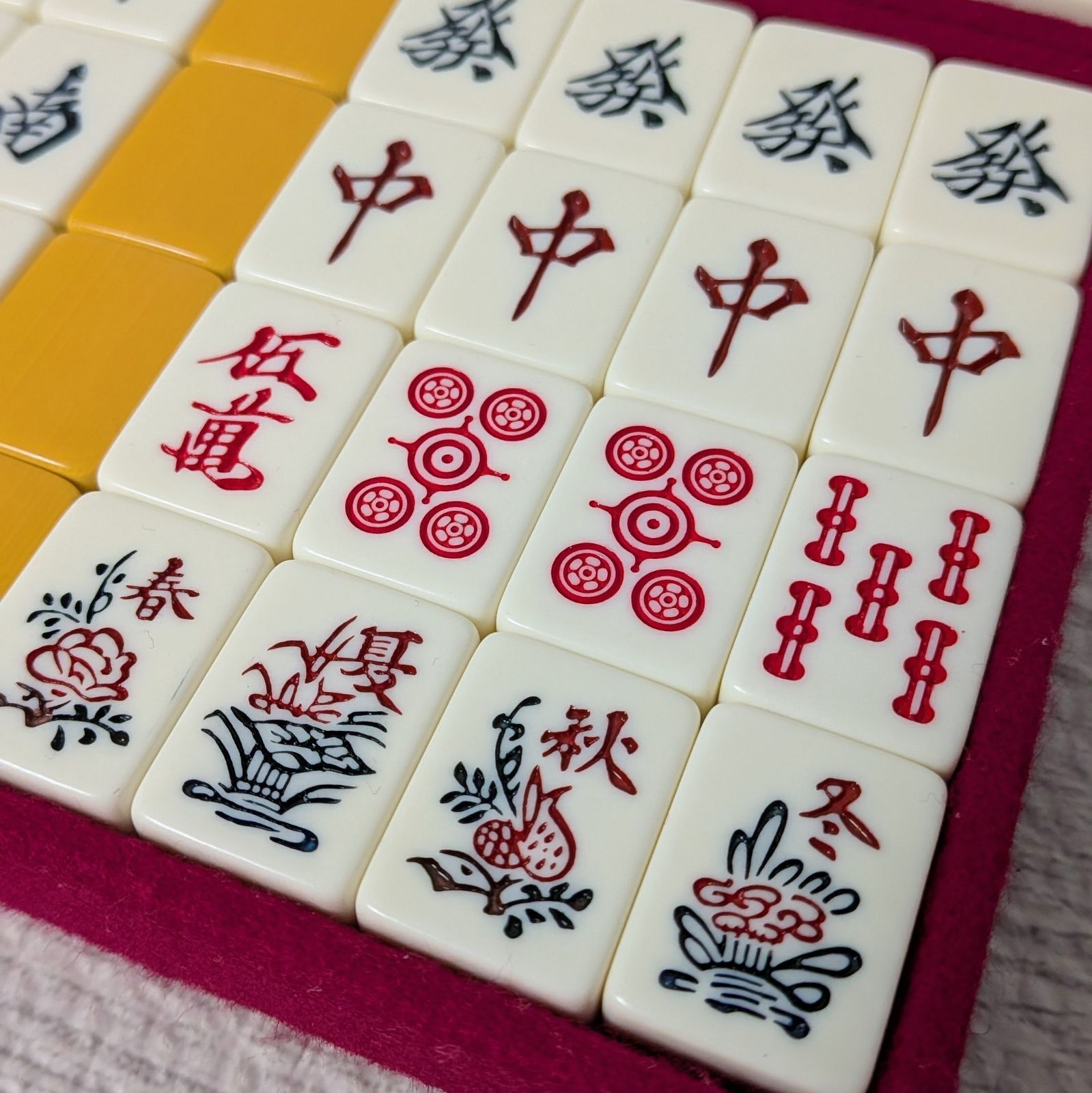 任天堂 役満 特重 麻雀牌 赤ドラ 亀一筒 サイコロ チップ - メルカリ