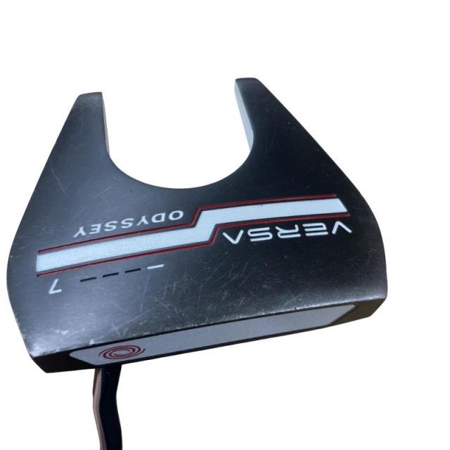 【】 オデッセイ VERSA #7 ブラック(ホリゾンタル) 35インチ パター PT スチール (フレックスその他) メンズ 男性用 右利き 右用 Dランク ゴルフクラブ