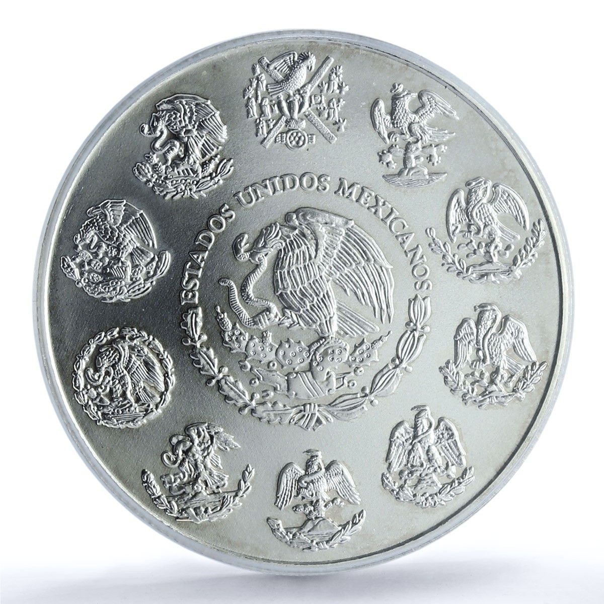 メキシコ 1オンザ・リベルタッド 独立の天使 KM-639 MS 66 PCGS 銀貨