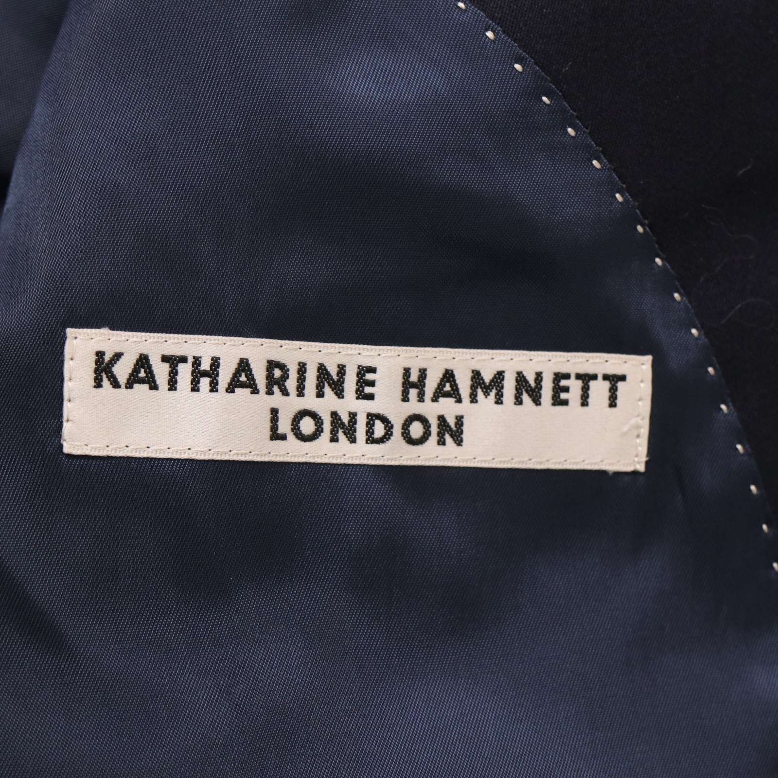 KATHARINE HAMNETT LONDON キャサリン ハムネット ウール シルク混