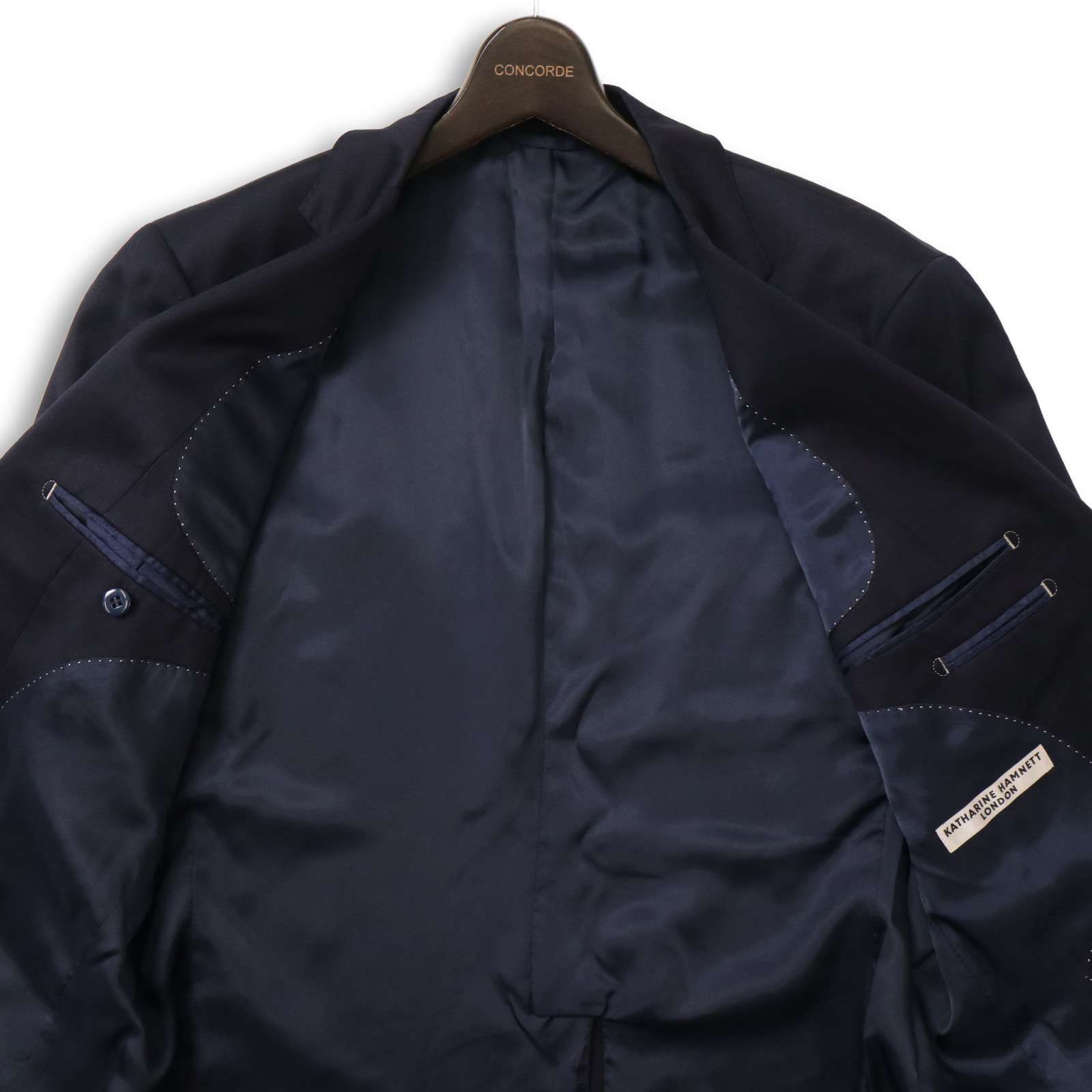 KATHARINE HAMNETT LONDON キャサリン ハムネット ウール シルク混