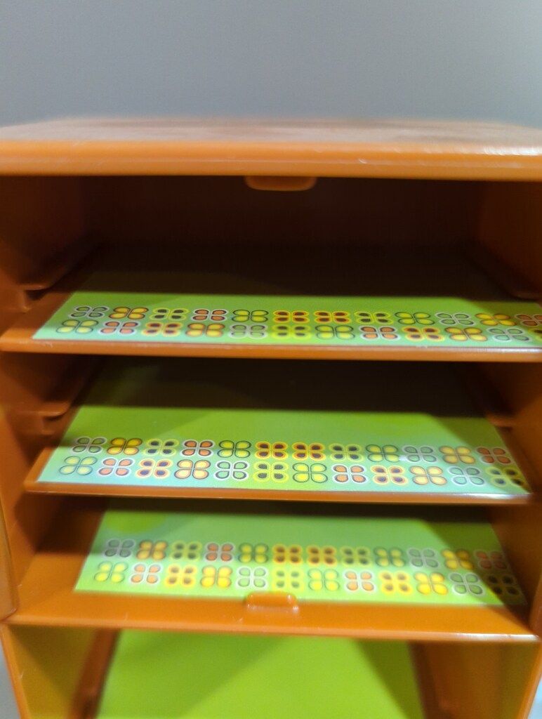 リーメント 専用ディスプレイケース ぷちお台所 食器棚 木目(ダーク