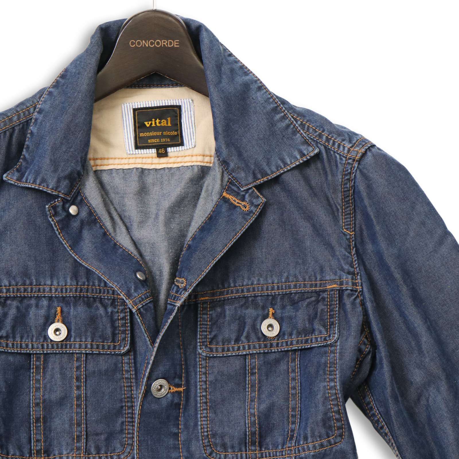 新品 vital MONSIEUR NICOLE ムッシュ ニコル 秋冬 山羊革☆ ゴート 