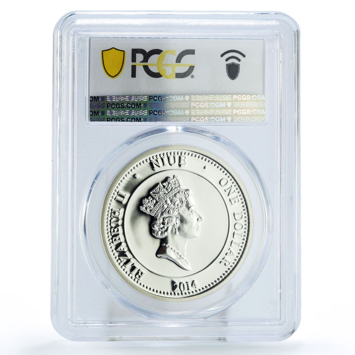 ニウエ 1ドル 馬年 オルロフスキートロッター ホースシュー PR69 PCGS