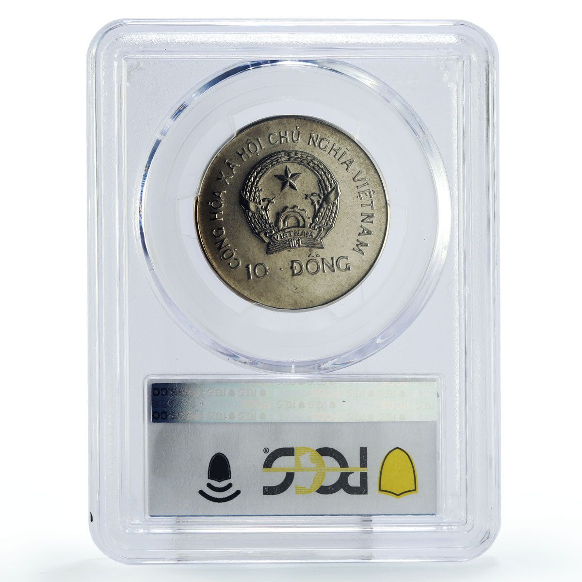 ベトナム硬貨 ベトナム 10 ドン サッカーワールドカップ イタリア 選手 MS67 PCGS