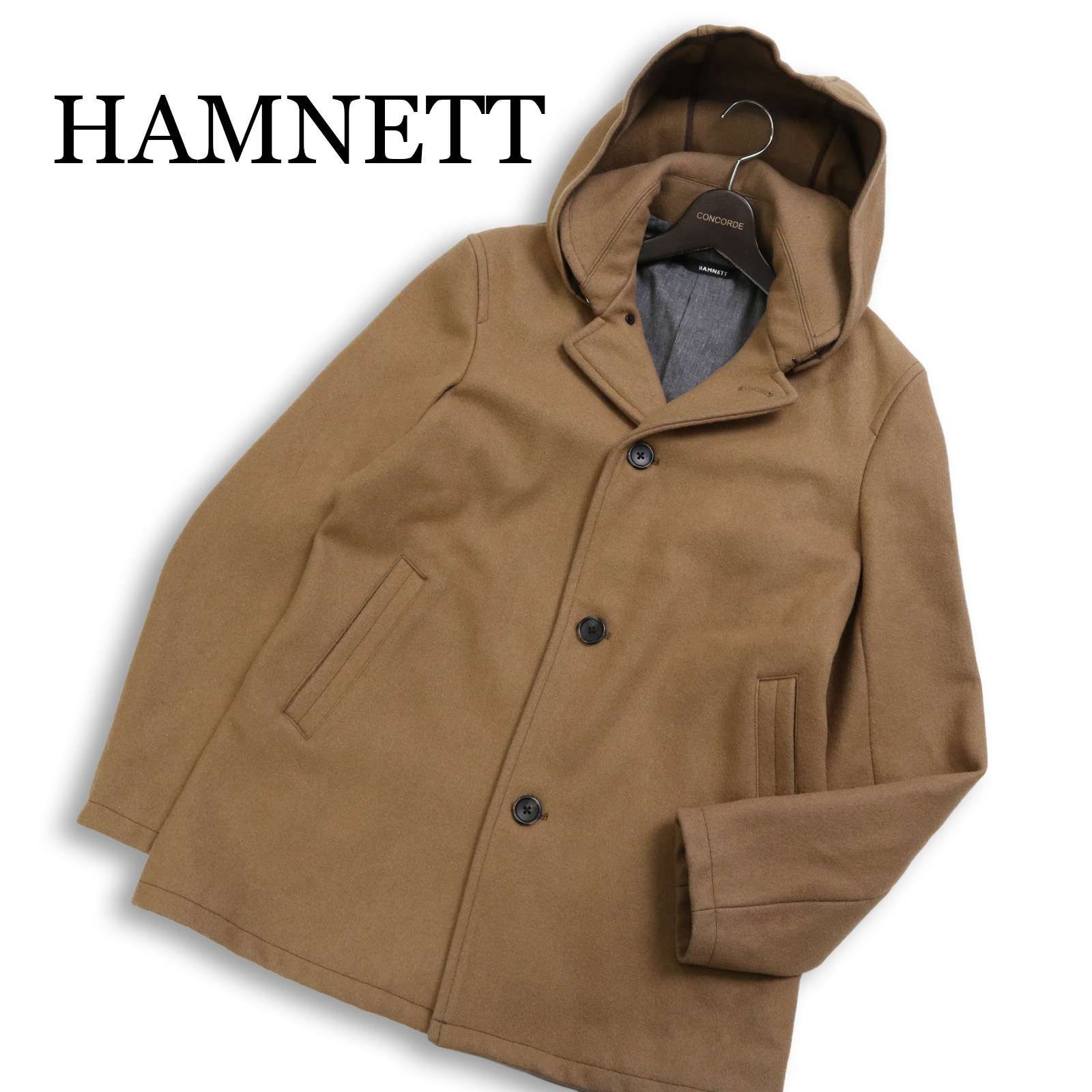 HAMNETT キャサリン ハムネット 秋冬☆ メルトン ウール フーディー