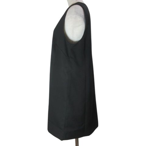 エイチ&エム H&M タグ付き ワンピース ひざ丈 ノースリーブ キーネック