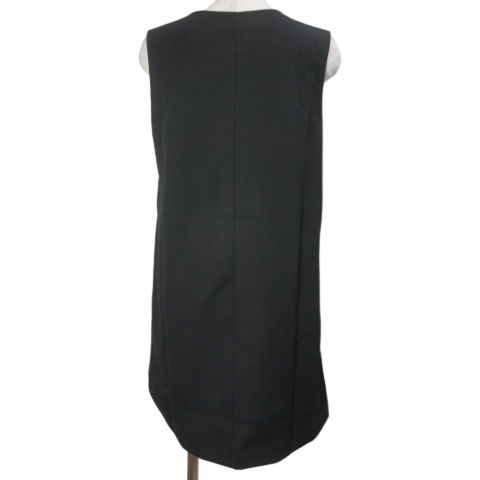 エイチ&エム H&M タグ付き ワンピース ひざ丈 ノースリーブ キーネック