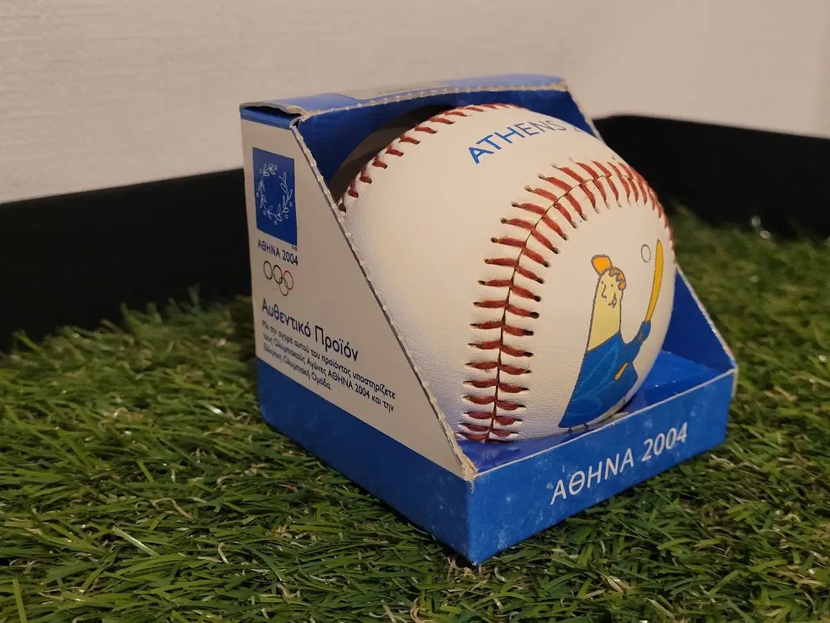 チームロゴ入り野球ボール) 2004 アテネオリンピック 記念球 - メルカリ
