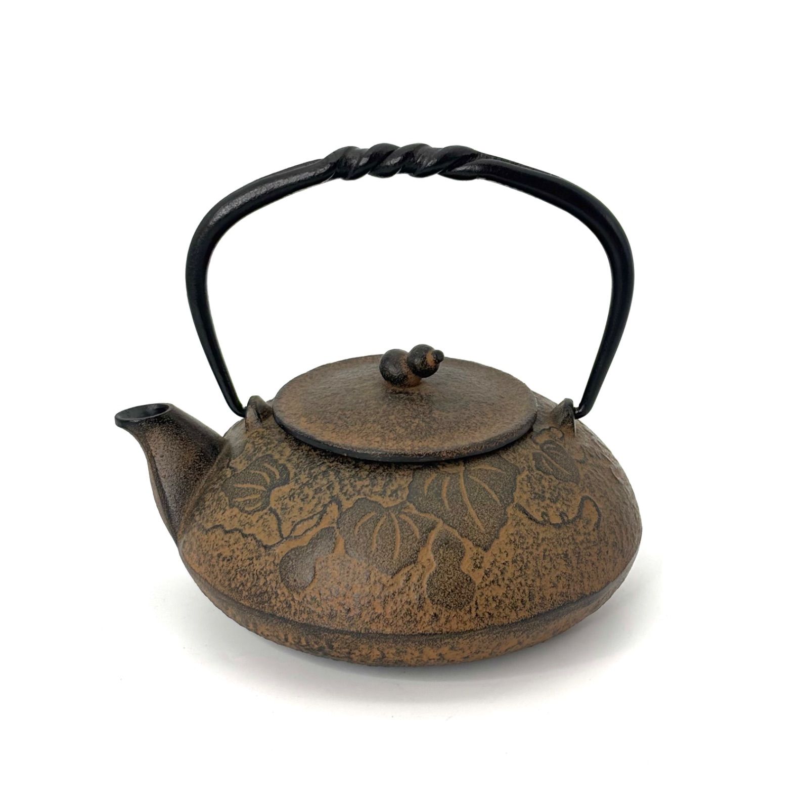 及富】南部鉄器 鉄瓶 （急須）ひさご / 宝生堂 伝統工芸品 茶器 茶道具