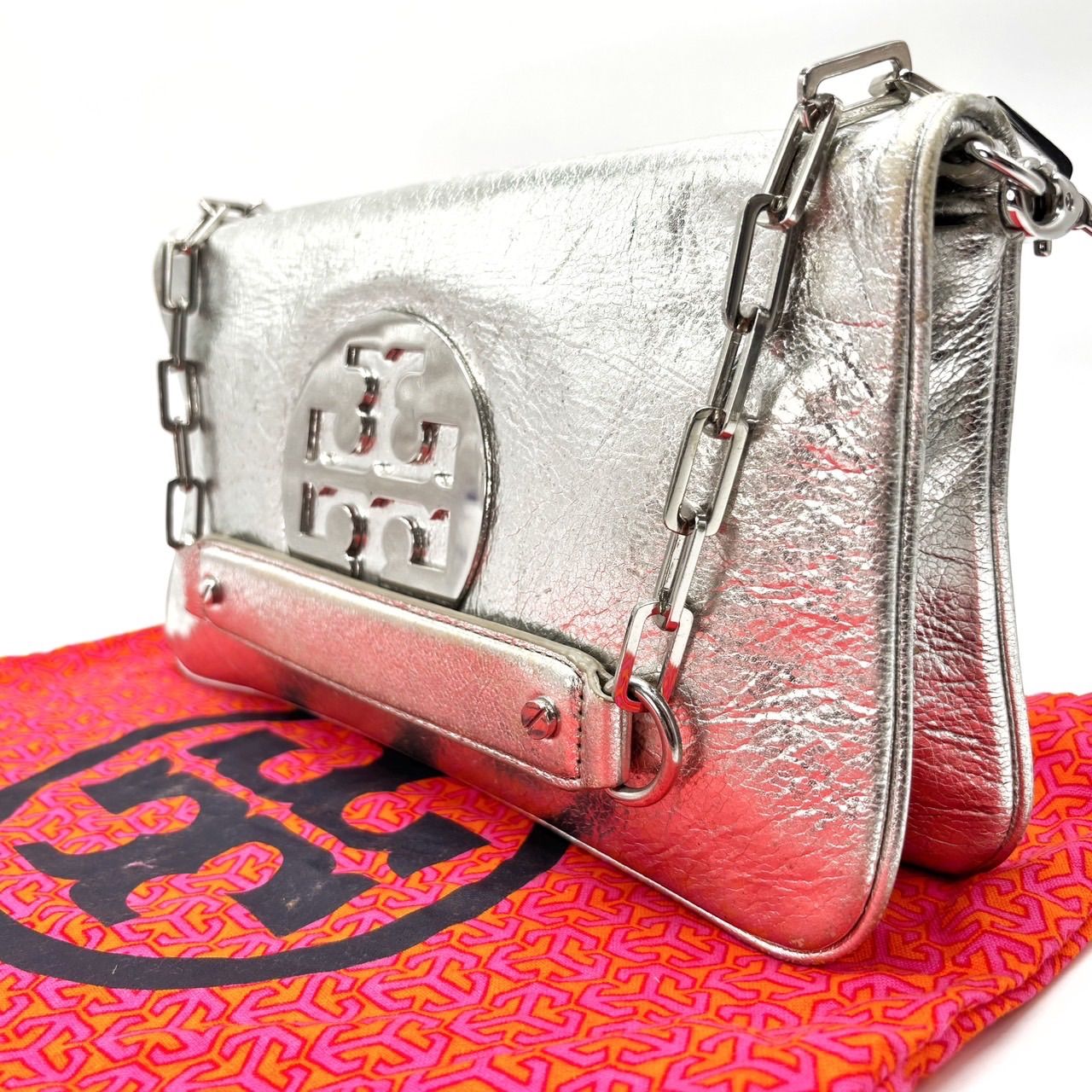 良品】Tory Burch トリーバーチ チェーン ショルダーバッグ ポシェット 