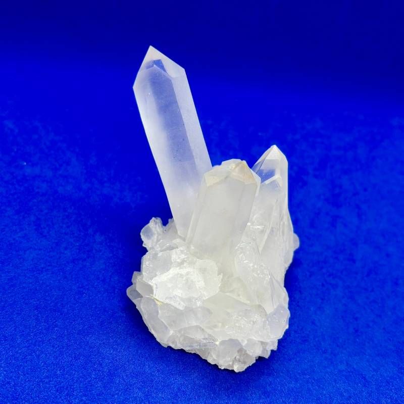 267:【透明感の結晶美】クリアクォーツ クリスタルクラスター 170g