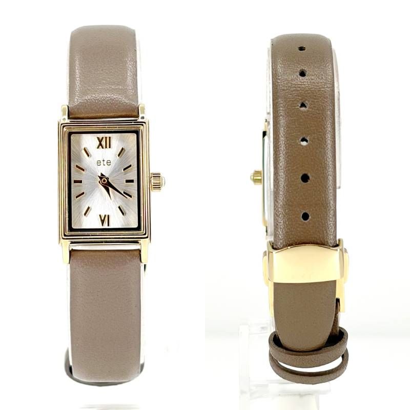 美品・箱付き】ete エテ／レディース 腕時計 89041／クォーツ／GP