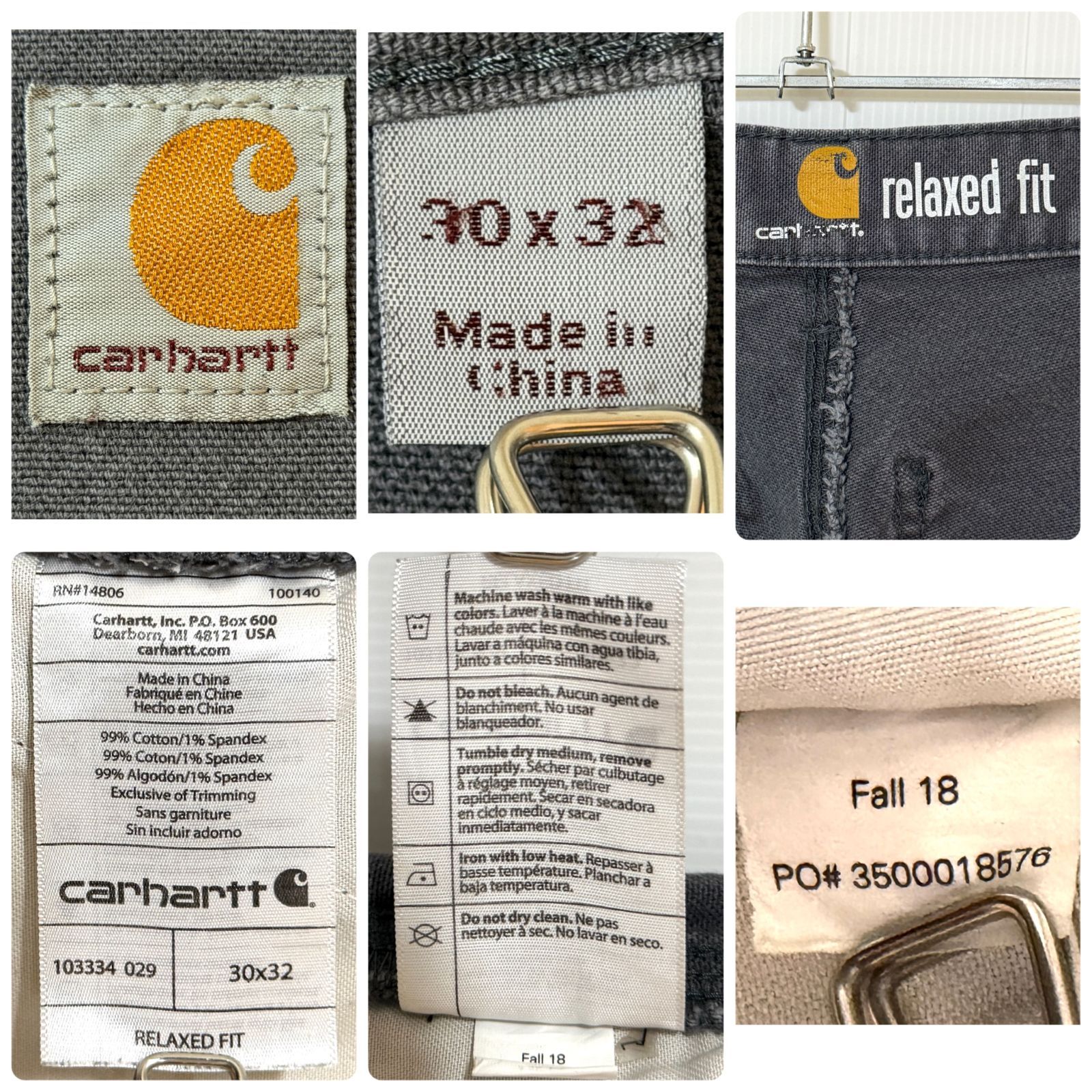 レアサイズ Carhartt カーハート ダブルニー ヘビーウェイト ダック地