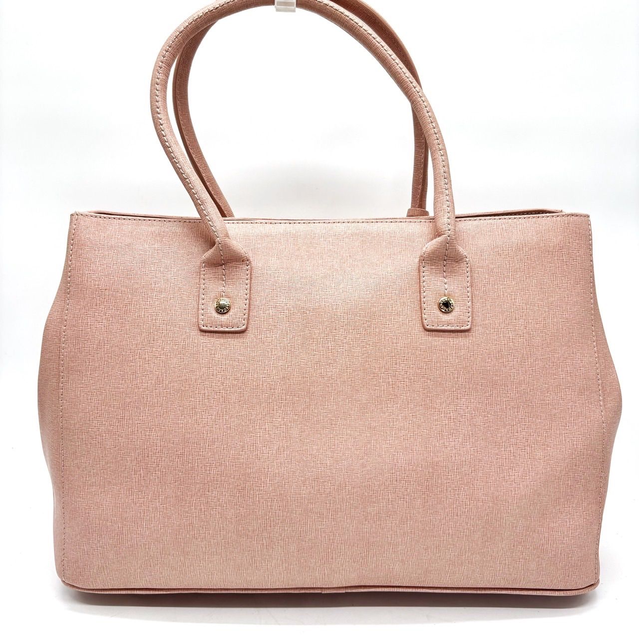 良品】FURLA フルラ ハンドバッグ トート サフィアーノレザー ピンク 