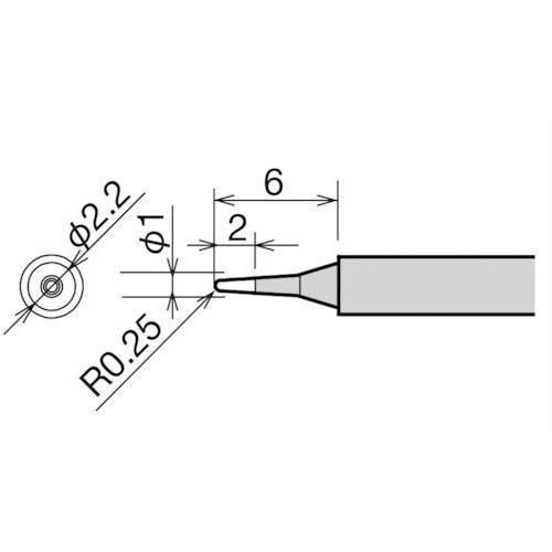 グット　替こて先　１．５Ｋ型　ＲＸ−８１２ＡＳ／８０２ＡＳ