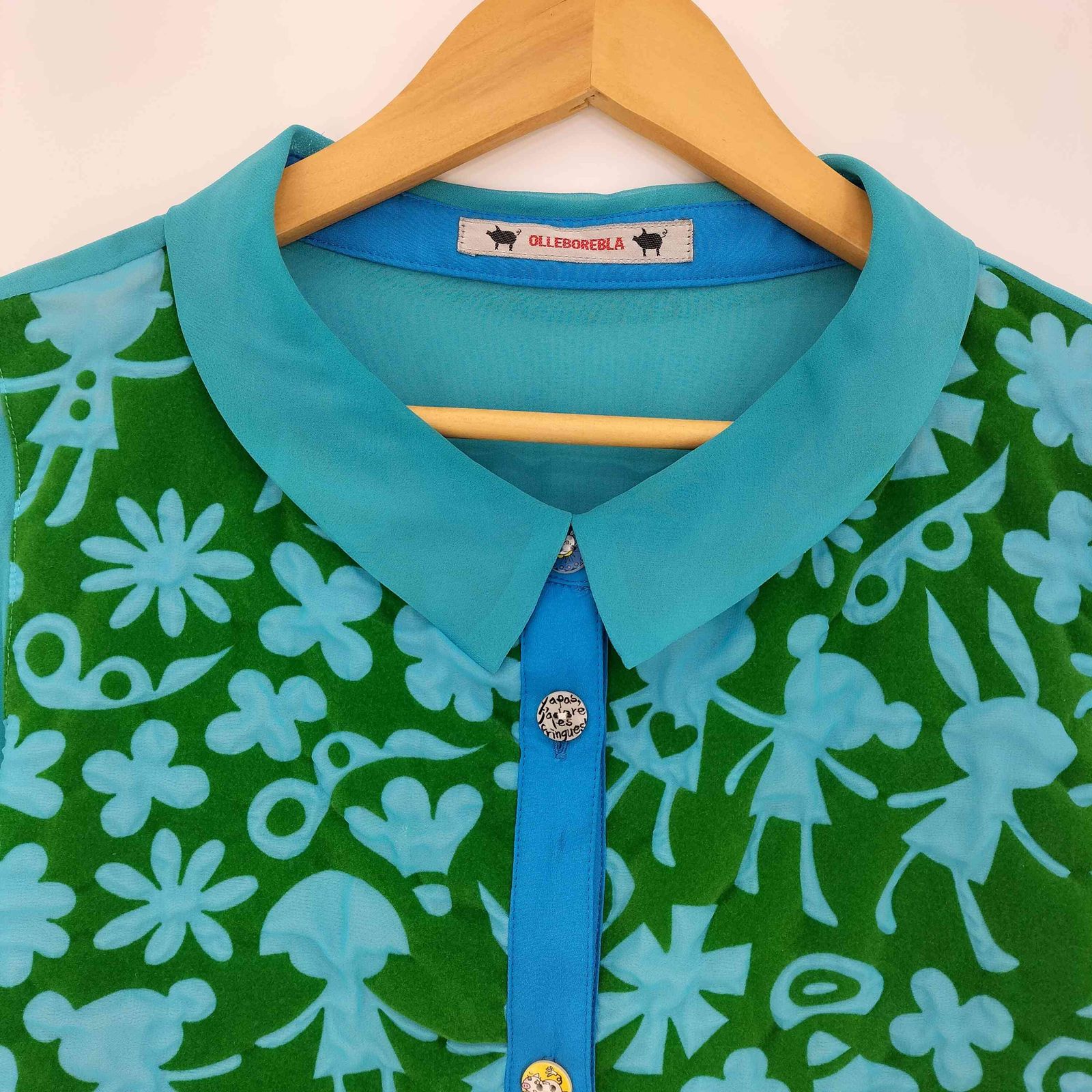 アルベロベロ OLLEBOREBLA オレボレブラ ブタさん フロッキープリント