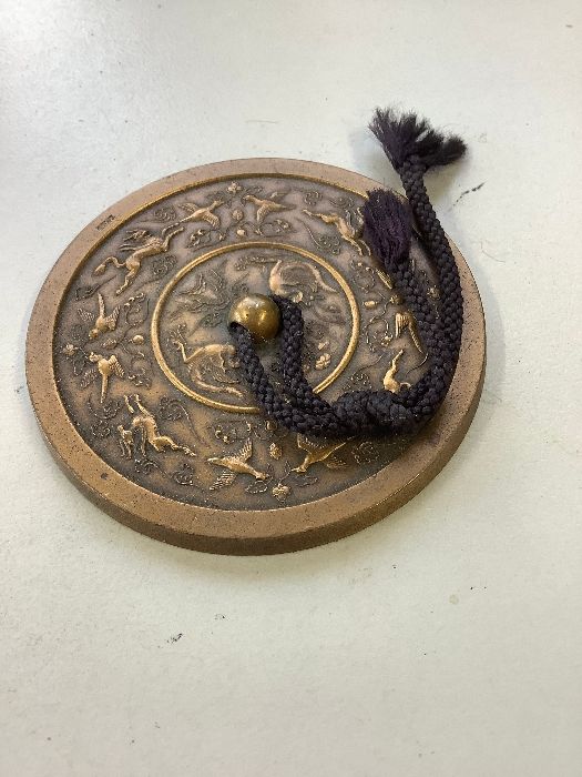 T9 古鏡文鎮 文鎮 アンティーク 現状品 - メルカリ