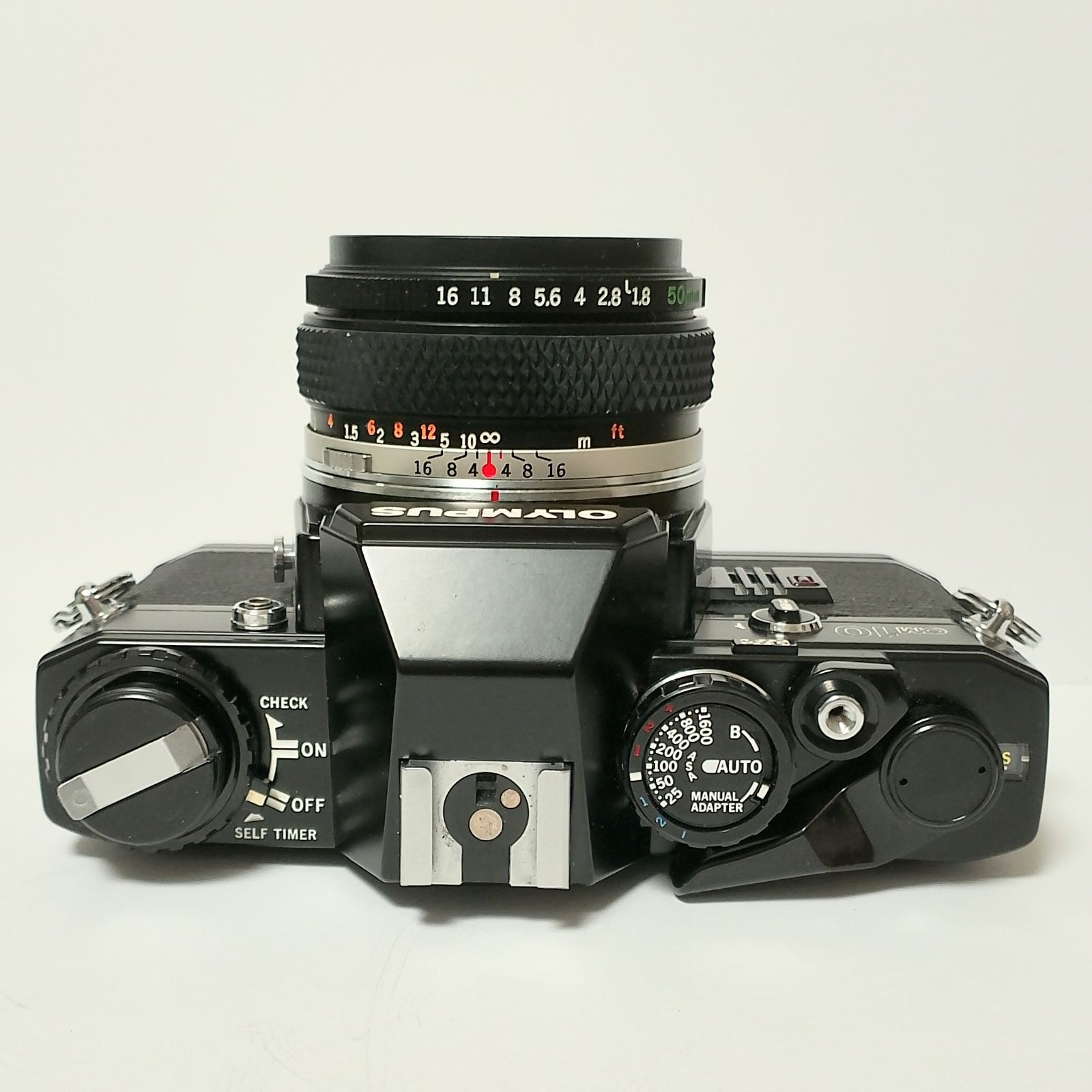カメラ OLYMPUS OM-10 フィルム一眼レフカメラ + ZUIKO レンズ付き