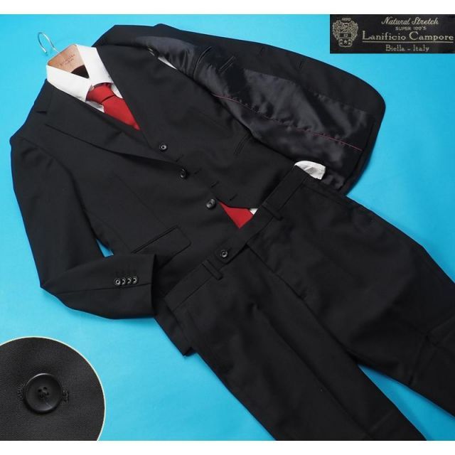 新品訳 大手スーツ専門店扱い 春夏『Lanificio CAMPORE イタリア製生地