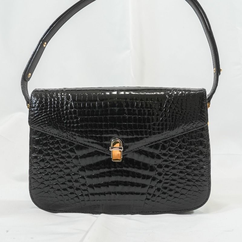 KWANPEN クワンペン クロコダイル 2way ショルダーバッグ ハンドバッグ