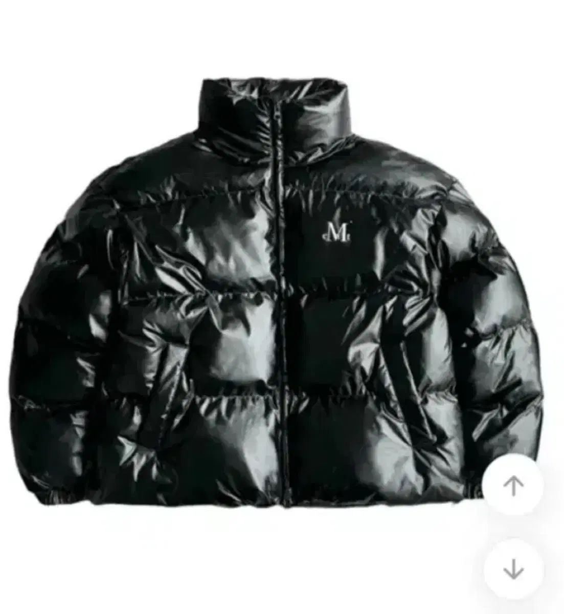 MUCENT(ムセント) glossy black ダウン - メルカリ