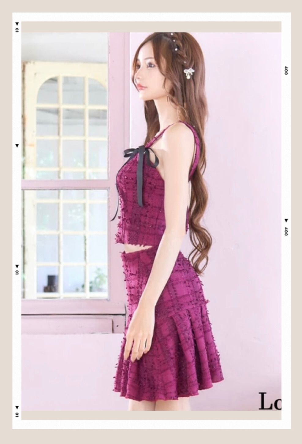LoveRich ラブリッチ ミニドレス キャバドレス リボン - メルカリ