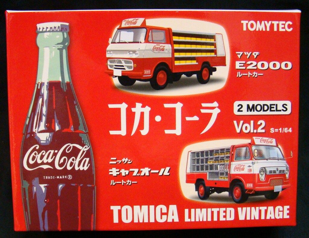トミーテック TOMICA LIMITED VINTAGE コカ・コーラ 2MODELS(マツダ