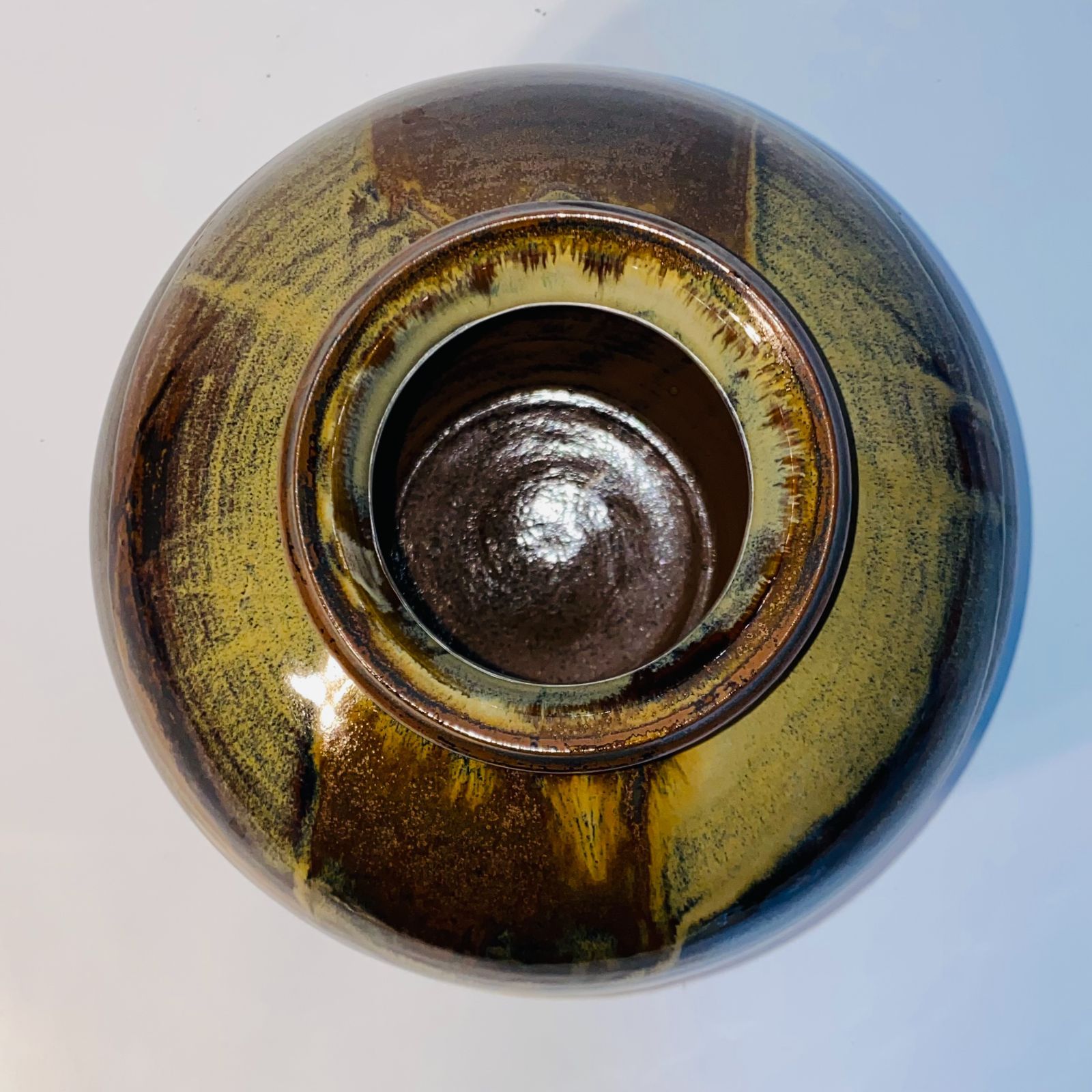 最大50%オフのクーポン発行中】髙取焼 花瓶 茶釉 花器 水盤 華道 花道