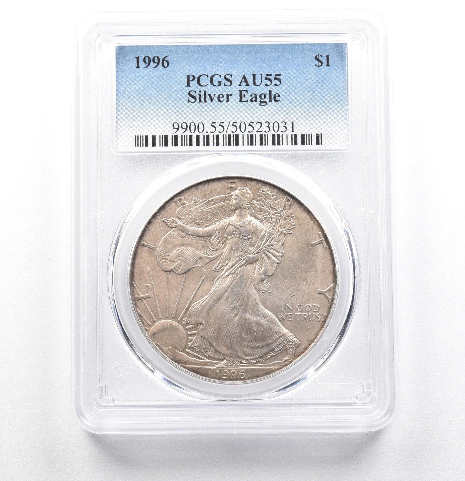 1996年 アメリカン シルバー イーグル AU55 PCGS *0628 - メルカリ