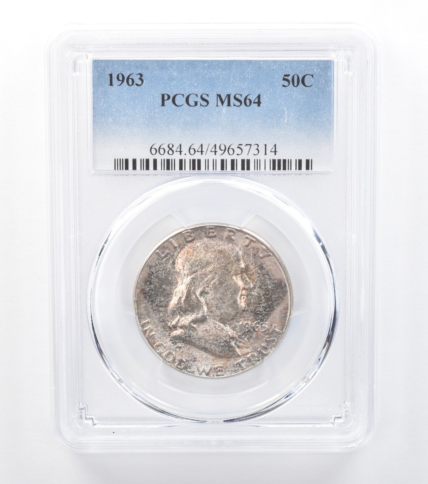 1963年 フランクリン ハーフダラー MS64 PCGS 美品 T *7780 - メルカリ