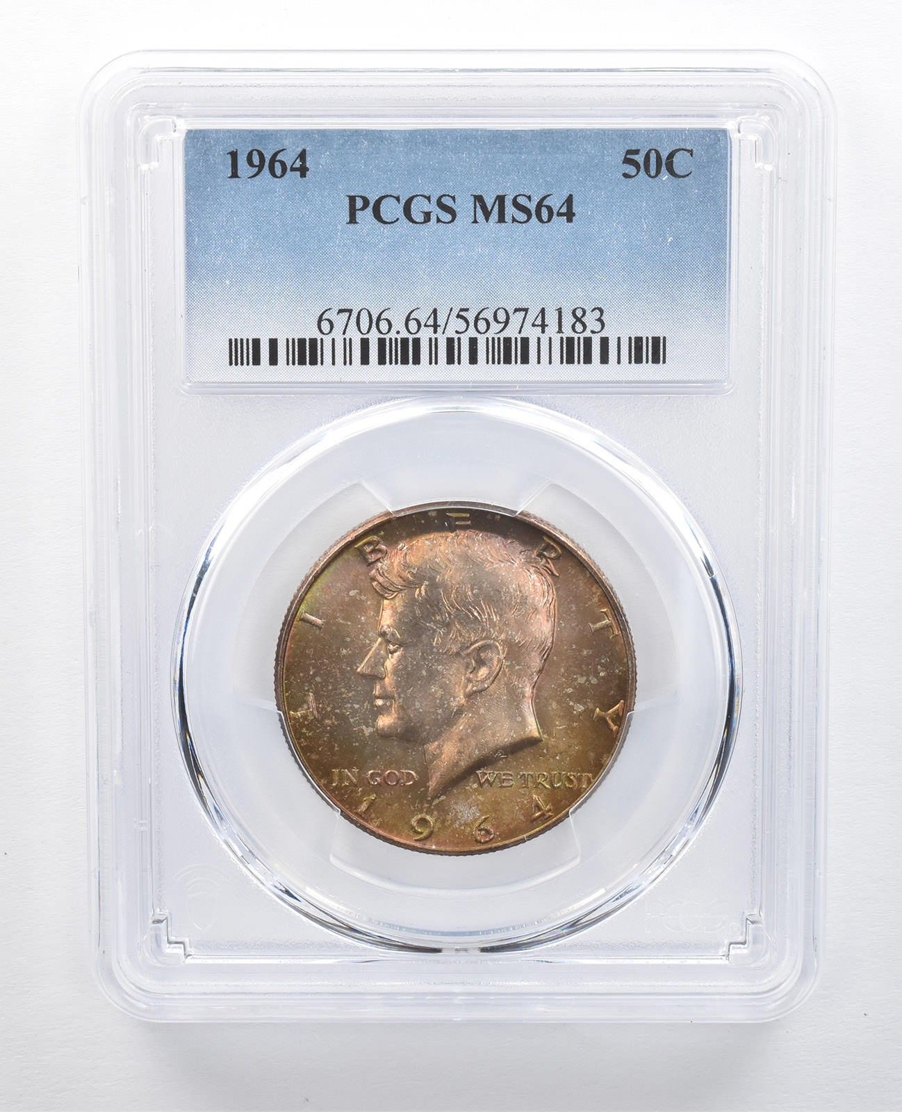 1964年 ケネディ ハーフダラー MS64 PCGS 美品 T *7686 - メルカリ