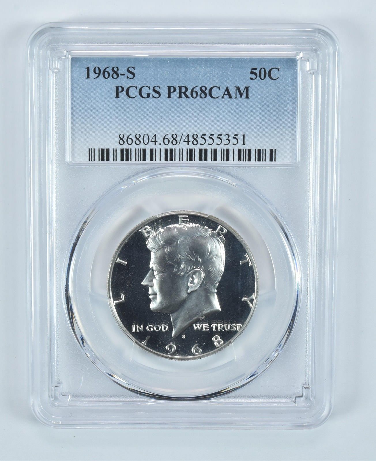 1968-S ケネディ ハーフダラー PR68 CAM PCGS S/S VP-002 *9067 - メルカリ