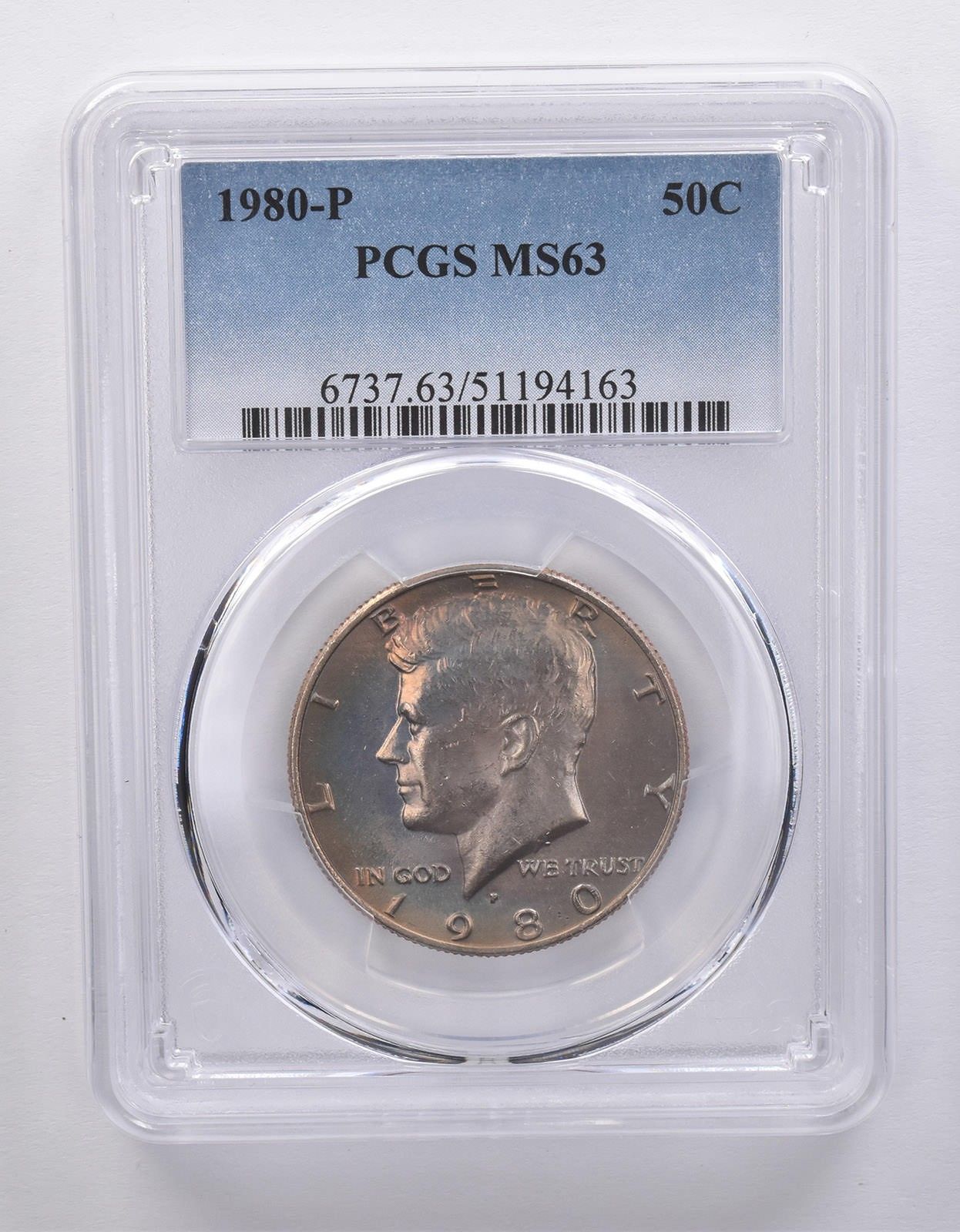 1964年 ケネディ ハーフダラー MS63 PCGS 美品 T *7193 - メルカリ