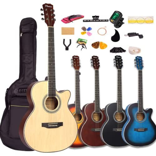 アコースティックギター 初心者セット カッタウェイ(Cut-Away)タイプ