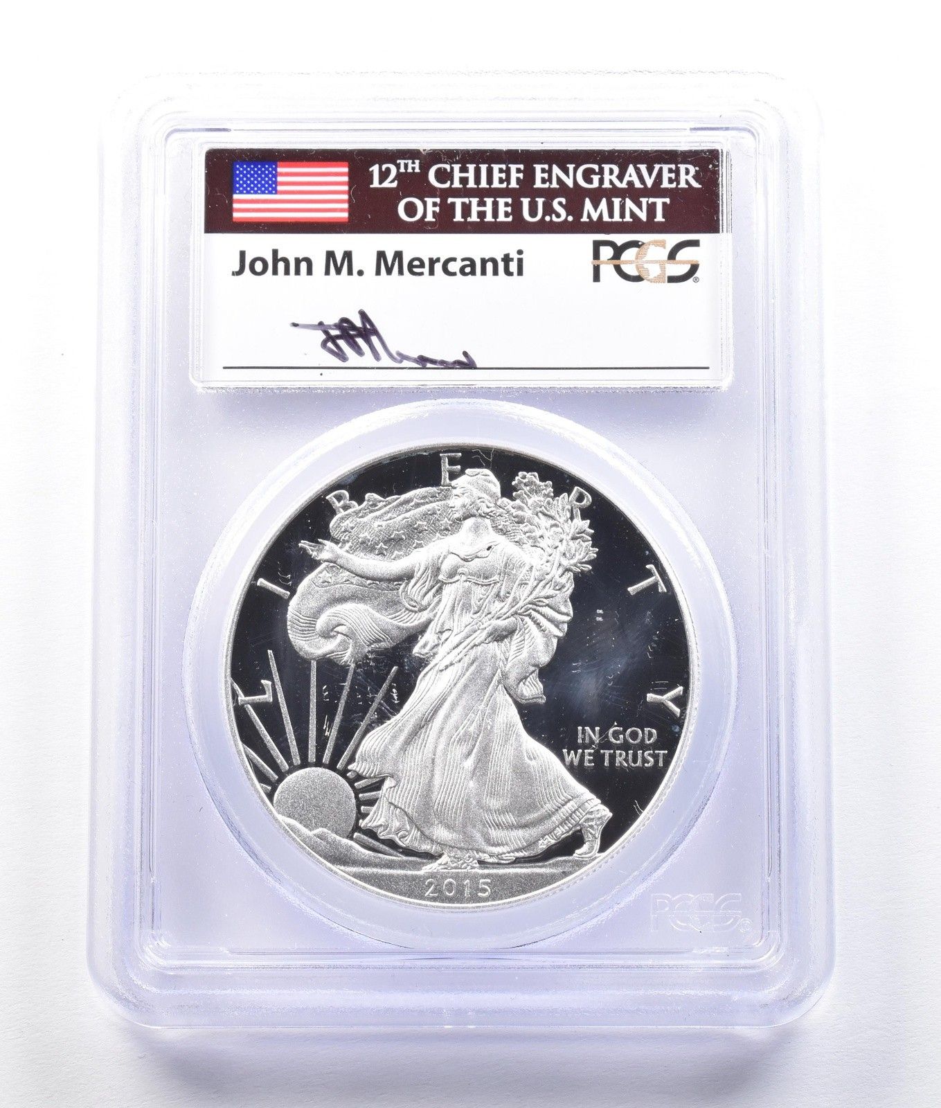 2015-W アメリカン シルバー イーグル マーカンティ FDOI デンバー