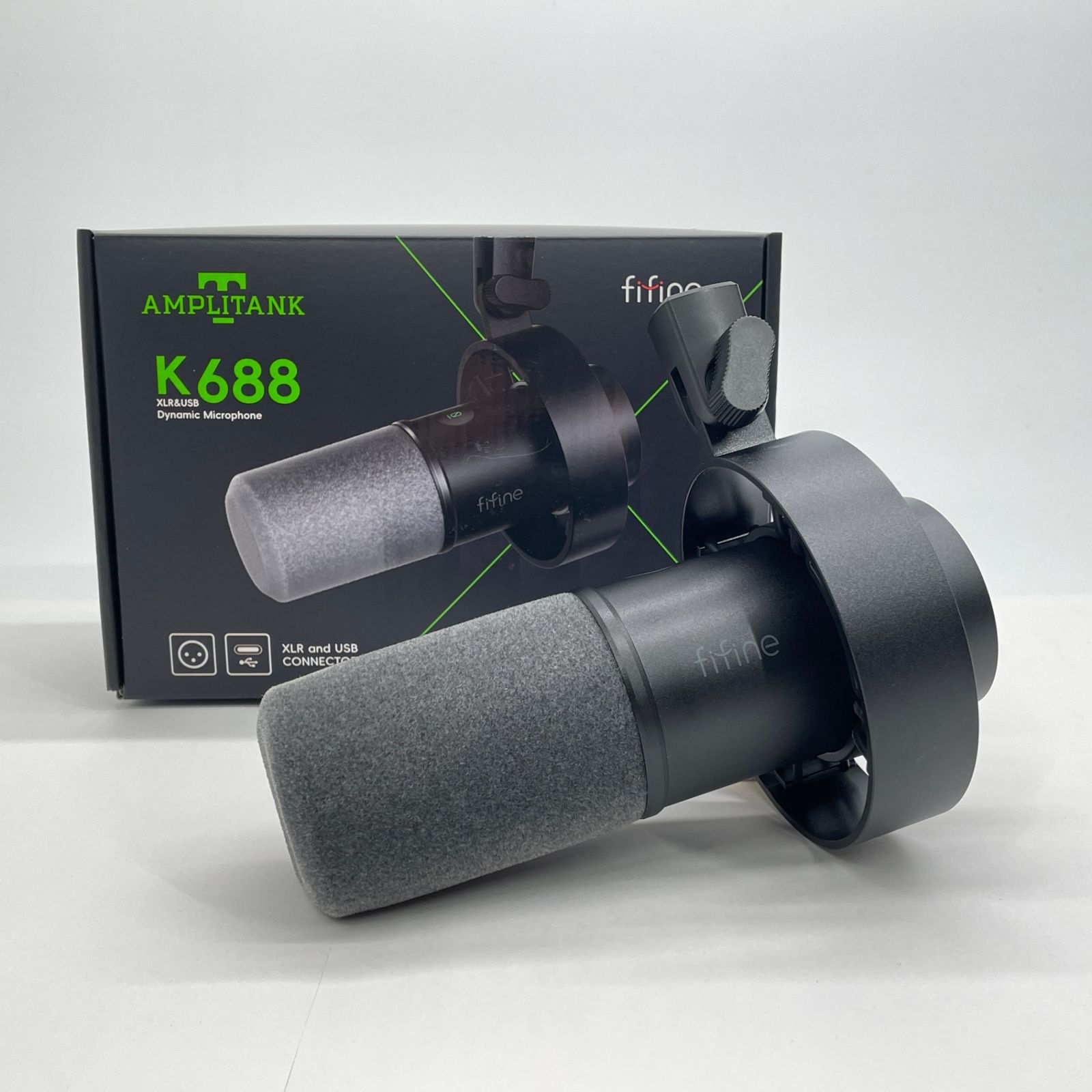 FIFINE AMPLITANK K688 ダイナミックポットキャストマイク【C5324-80