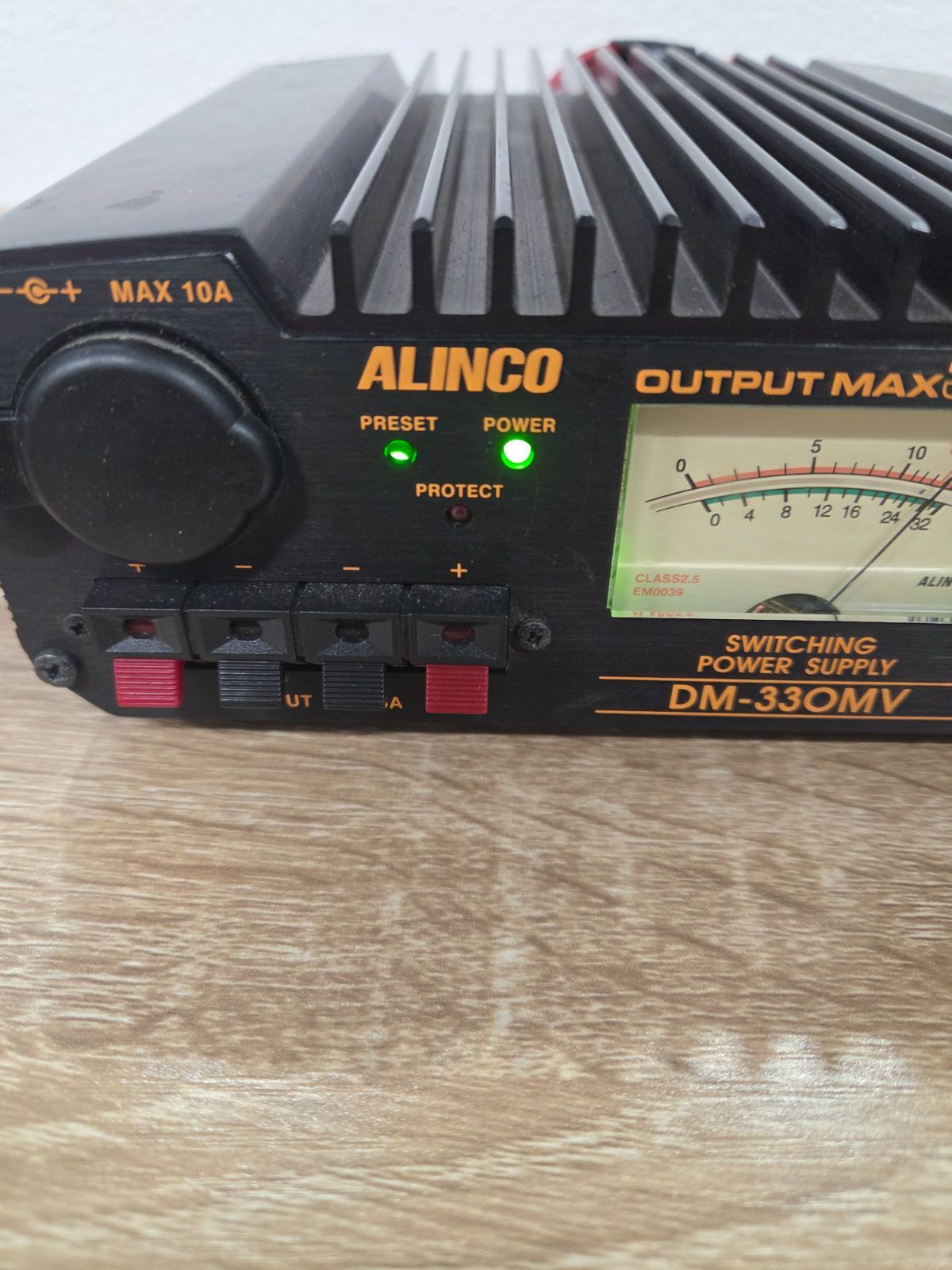 ALINCO（アルインコ）DM-330MV スイッチング電源 MAX32A 無線機用 通電