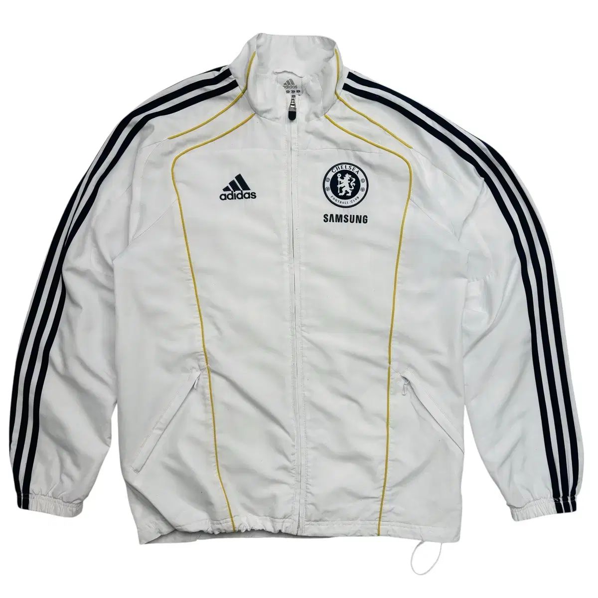 アディダス チェルシーFC ウィンドブレーカー アディダス 10-11 チェルシー FC 白 ウィンドブレーカー L - メルカリ